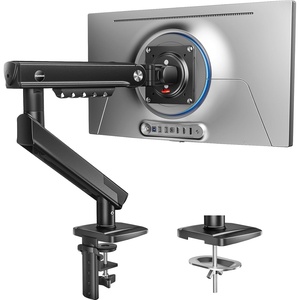 image:imageHUANUO FlowLift Pro Monitor Arm for 1332 Screens MechaSpring Monitor Mount FullyAdjustable Monitor Stand with TiltSwivelRotation ToolFree VESA Mount CClampGrommet Base Max Load 198 lbs