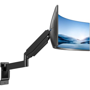 image:imageHUANUO 49 inch Ultrawide Monitor Wall Mount Heavy Duty Screen Arm with Premium Aluminum Supports up to 44 lbs Wall Mount Monitor Arm for Height Adjustment Tilt Swivel Rotate