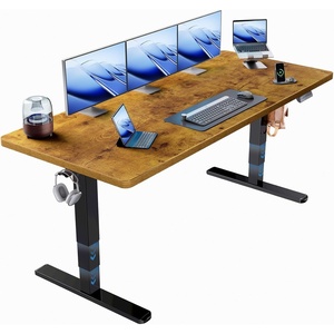 image:imageHUANUO 71 x 30 inch Electric Standing Desk Powerful Brushless Motor Large Height Adjustable Table 4 Memory Preset Sit Stand Up Desk Home Office Computer Table with Thick TShaped FrameVintage