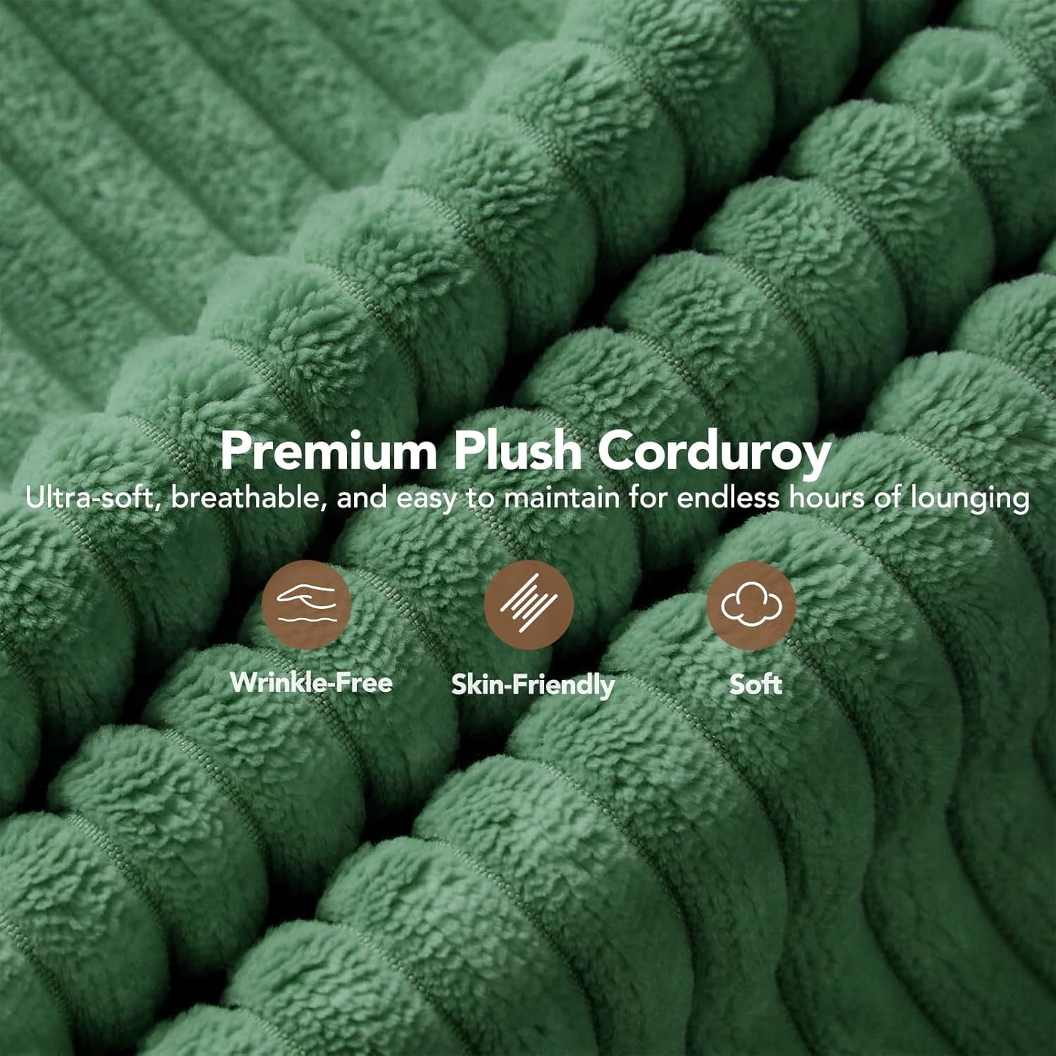 image:imageHUANUO Criss Cross Office Chair for Women Cross Legged Desk Chair with Adjustable Armrests Soft Corduroy Fabric for Small Spaces Petite Home Office Computer Chair for Girls PinkDeep Green