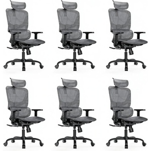 image:imageHUANUO Ergonomic Mesh Office Chair with 5Level Lumbar Support Computer Gaming Chair with Adjustable Headrest amp Armrests Rocking Tilt Comfortable High Back Desk Chair for Home Office6