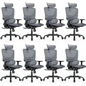 image:imageHUANUO Ergonomic Mesh Office Chair with 5Level Lumbar Support Computer Gaming Chair with Adjustable Headrest amp Armrests Rocking Tilt Comfortable High Back Desk Chair for Home Office8