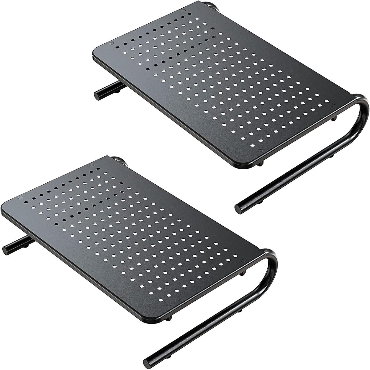 image:imageHUANUO Monitor Riser for Desk Desk OrganizerLaptop Shelf wVented for Screen Computer Stand for PC Printer for Home amp OfficeBlack